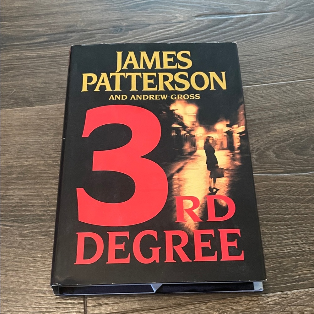 James Patterson "3rd Degree" Hardcover Book Novel